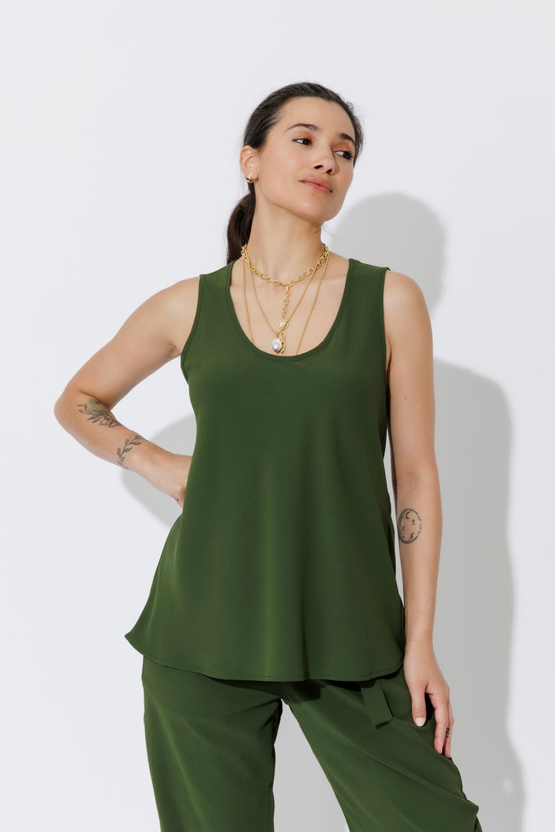 Forest Luxury Bias Cami