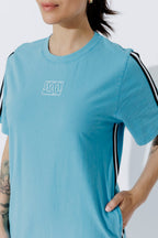 Aqua Washed Cotton Sport Dress