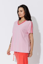 Pink Washed Cotton League T-Shirt