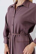 Plum Cargo Overshirt