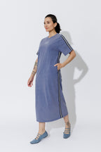 Indigo Washed Cotton Sport Dress