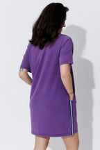 Purple Washed Mini Sport Dress