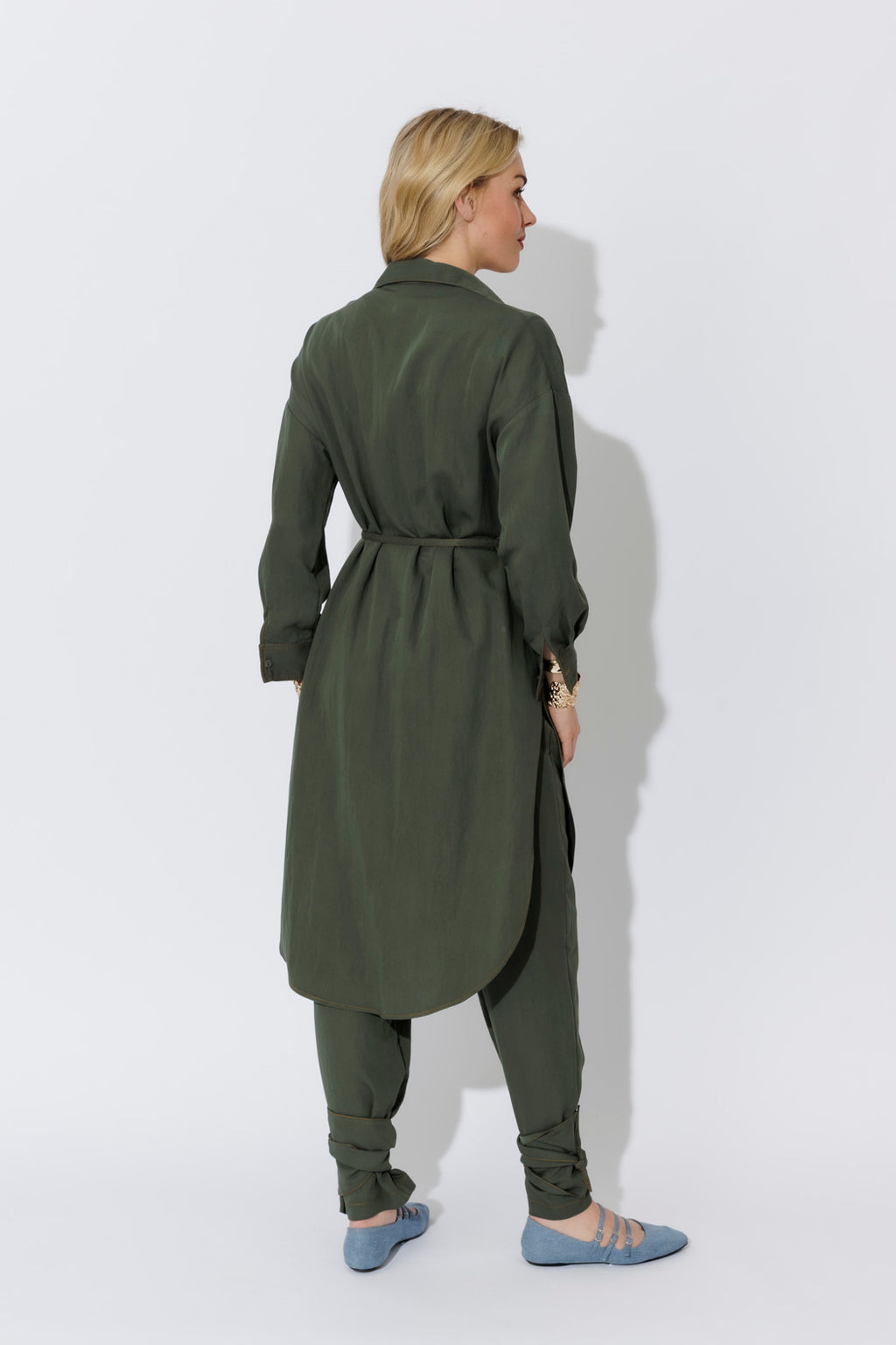 Khaki Cargo Overshirt