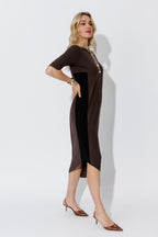 Soft Chocolate Tencel Lola Dress