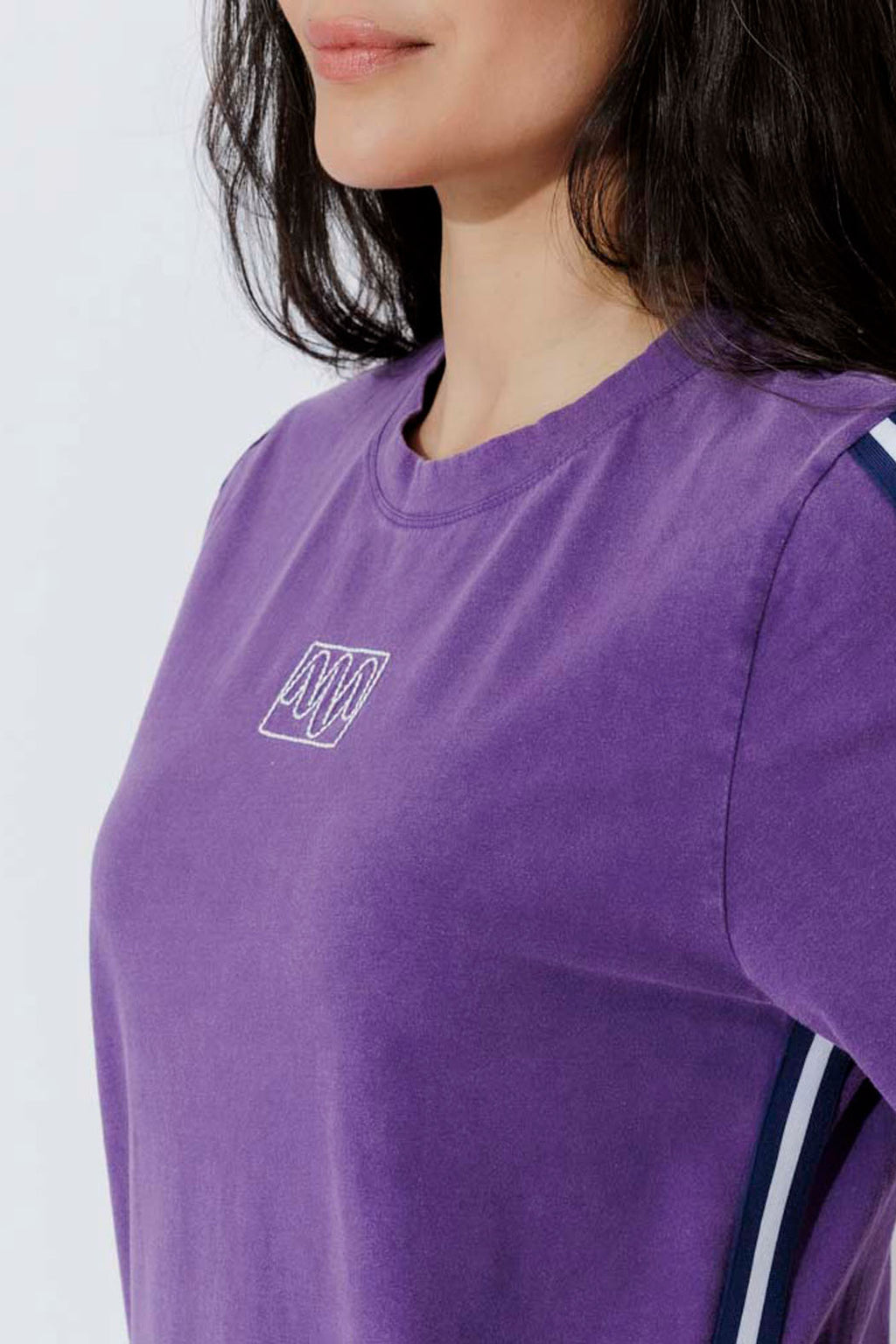 Purple Washed Mini Sport Dress