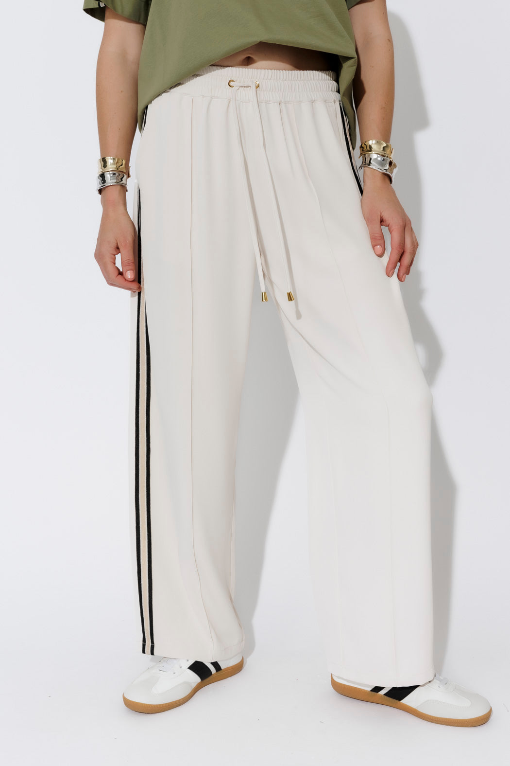 Ivory Euro Pintuck Sport Pant