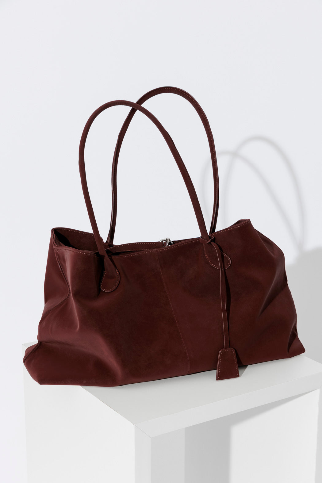Burgundy Director Tote Bag
