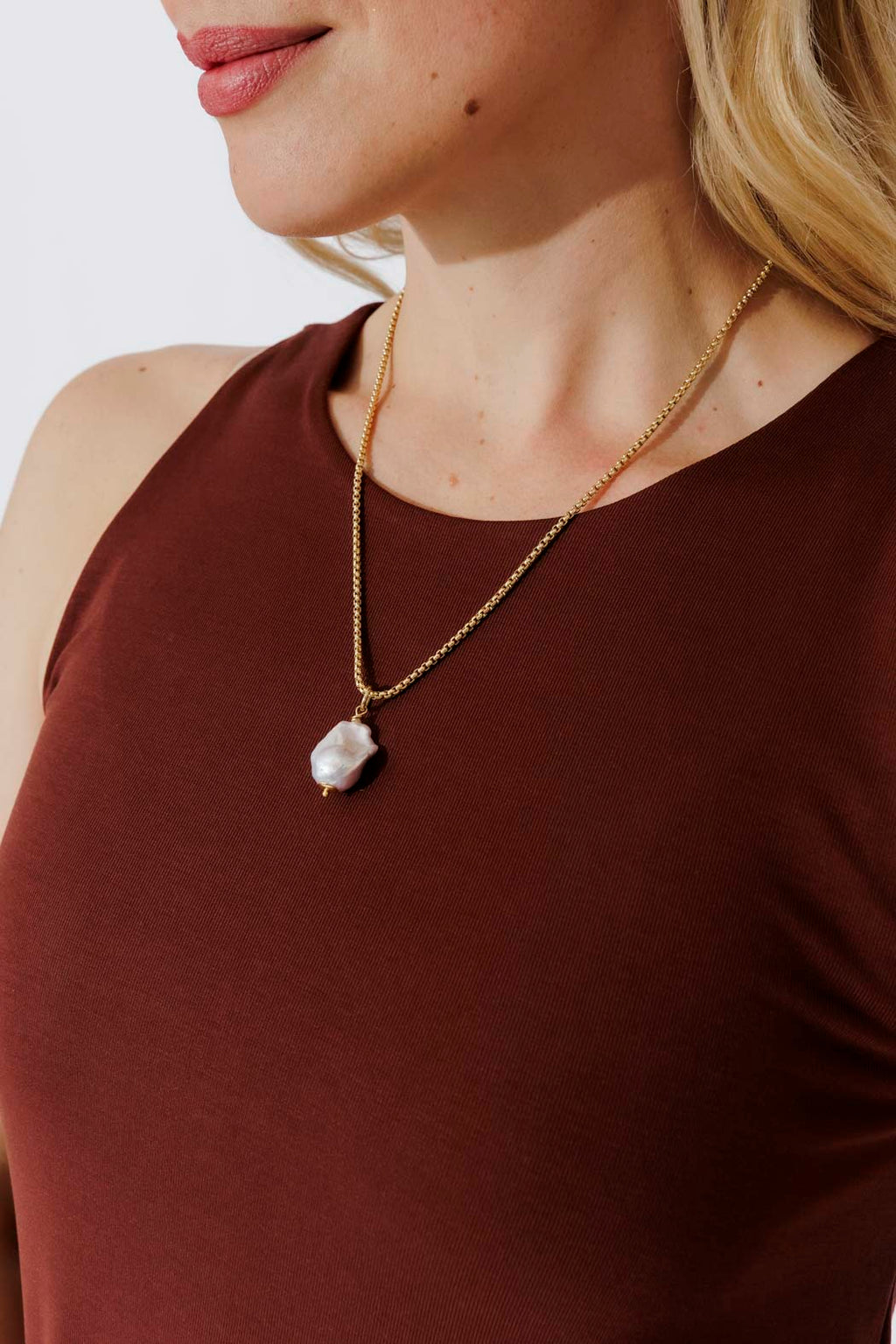 Brick Tencel Flippy Cami