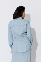 Light Denim Tencel Hourglass Shirt