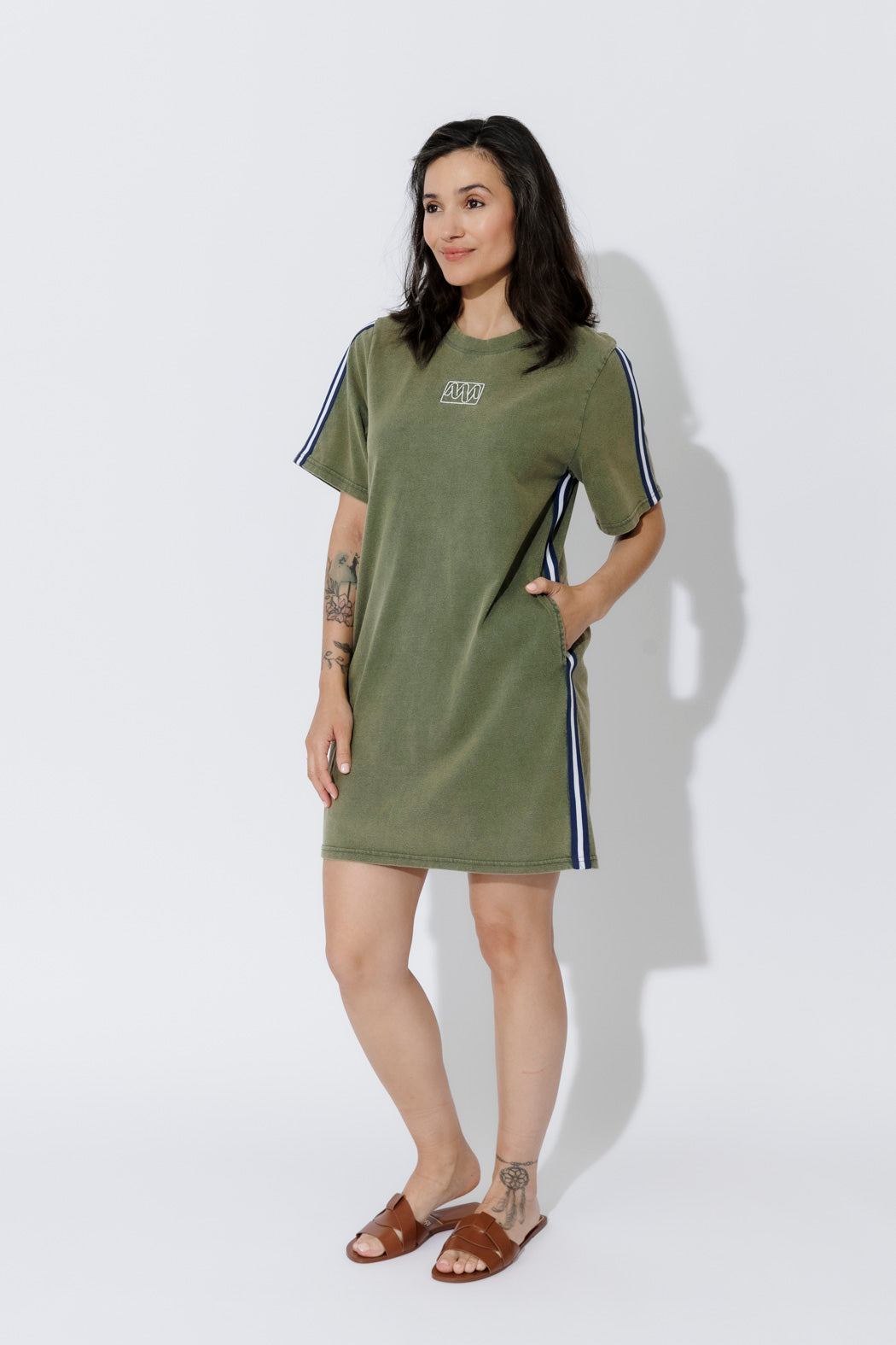 Forest Washed Mini Sport Dress
