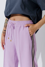 Lilac Euro Pintuck Sport Pant