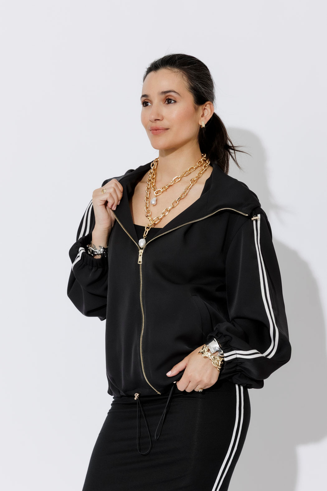 Black Euro Sport Jacket