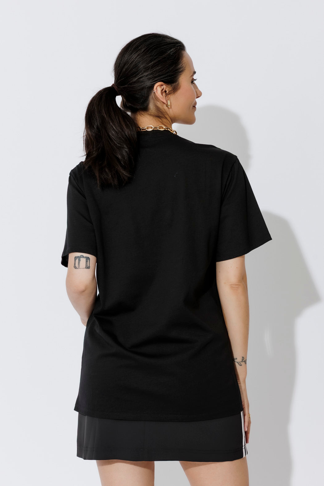 Black Hourglass Lines T-Shirt
