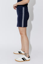Navy Euro Sport Mini Skirt
