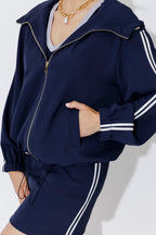 Navy Euro Sport Jacket