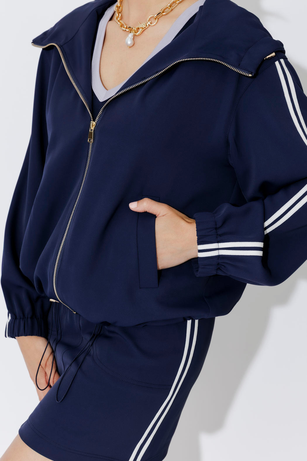 Navy Euro Sport Jacket