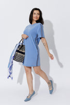 Cornflower Washed Mini Sport Dress