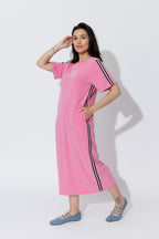 Pink Washed Cotton Sport Dress