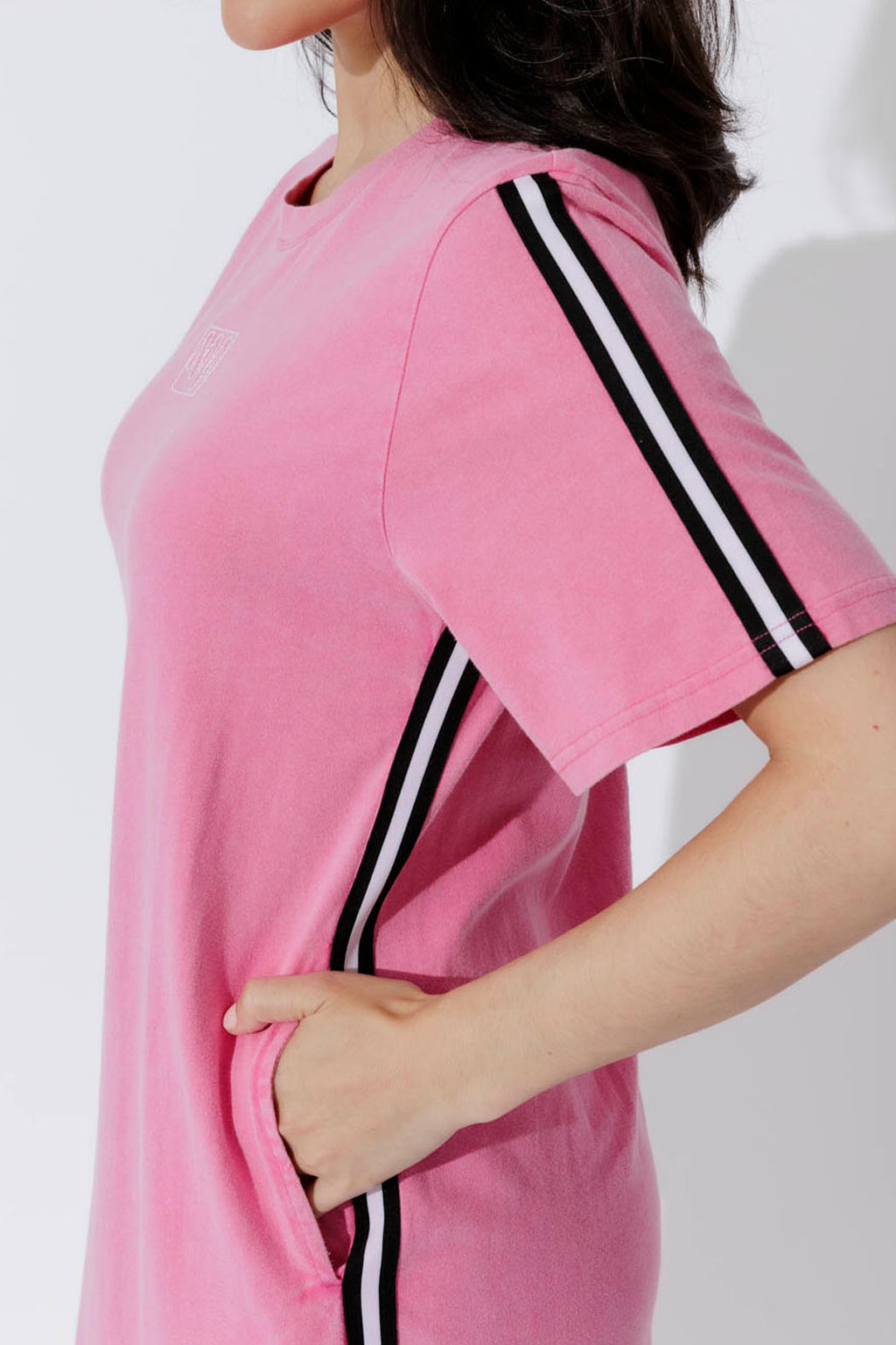 Pink Washed Cotton Sport Dress