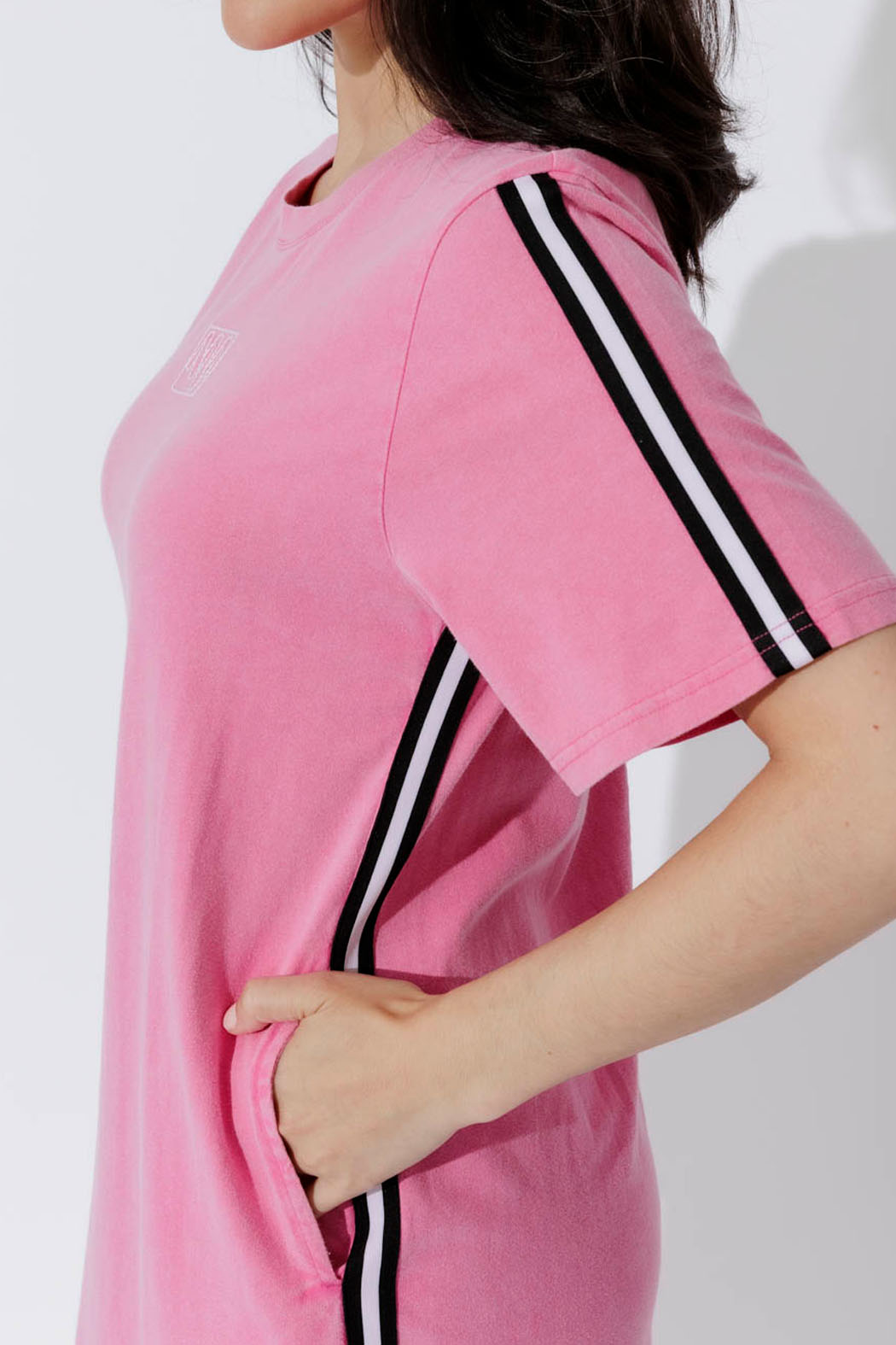 Pink Washed Cotton Sport Dress