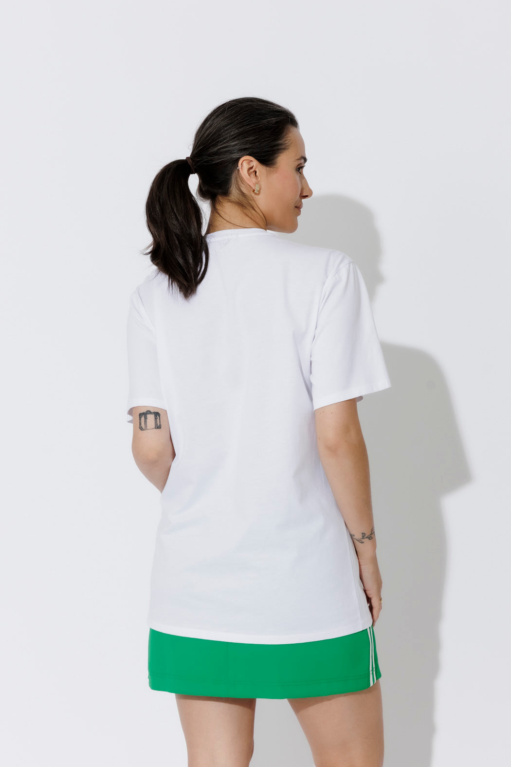 White Hourglass Lines T-Shirt