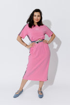 Pink Washed Cotton Sport Dress