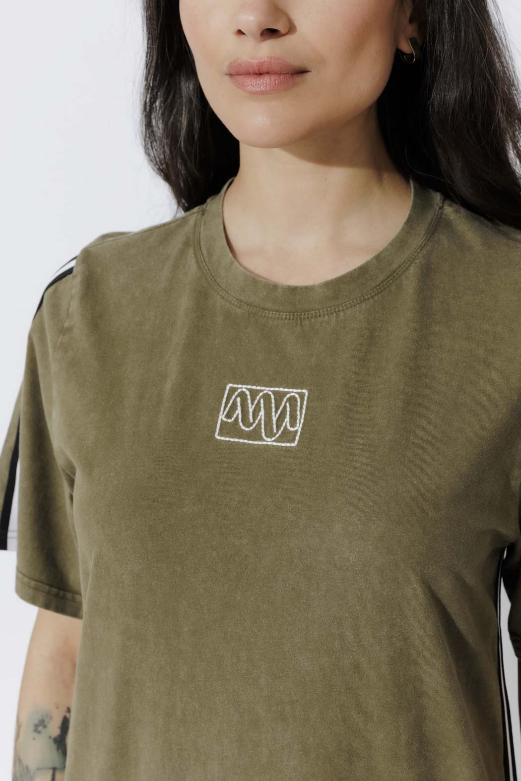 Khaki Washed Cotton Sport Dress