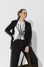 White Hourglass Lines T-Shirt