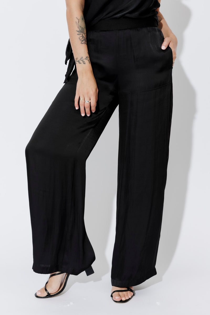 Black Wide Leg Pant