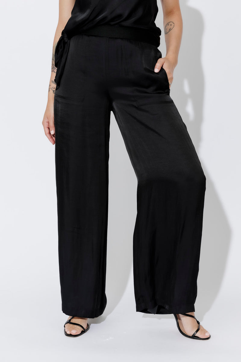 Black Wide Leg Pant