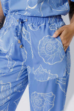 Blue Shells Drawstring Pant