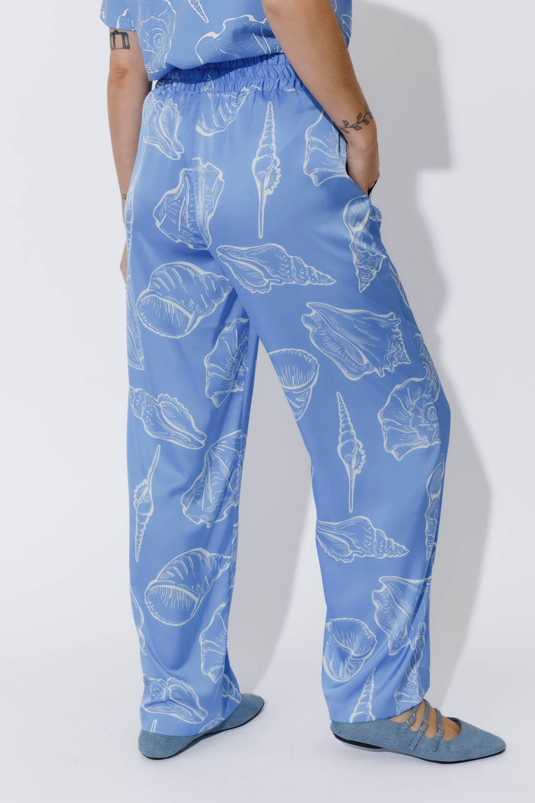 Blue Shells Drawstring Pant
