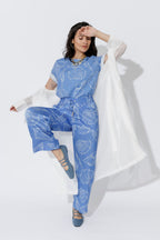 Blue Shells Drawstring Pant