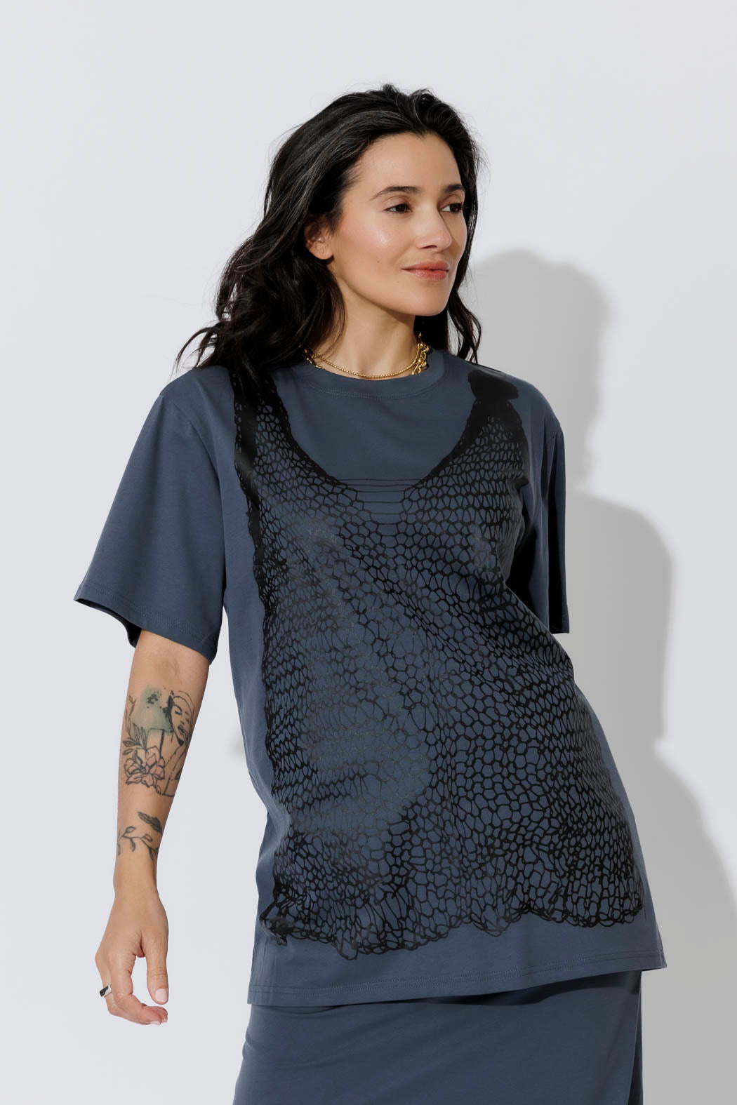 Navy Cotton Nautical T-Shirt