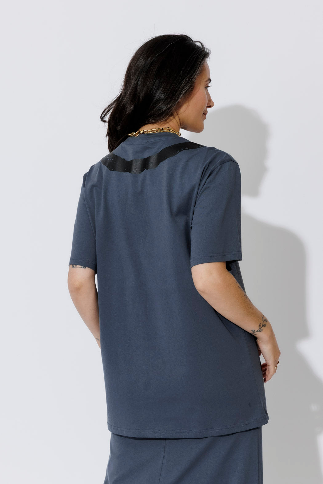 Navy Cotton Nautical T-Shirt