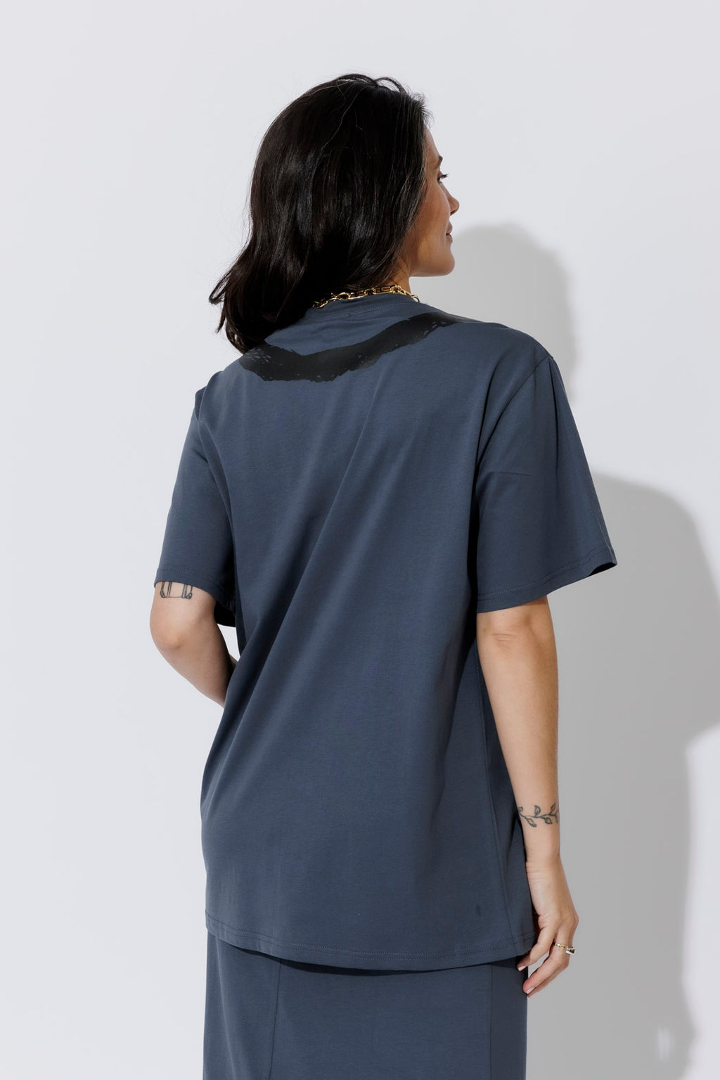 Navy Cotton Nautical T-Shirt