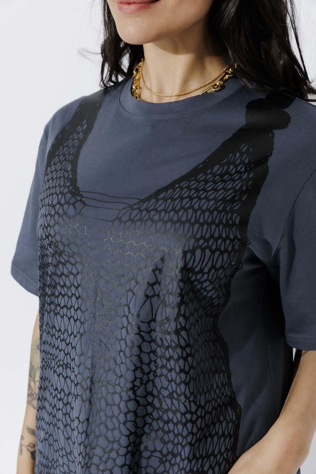 Navy Cotton Nautical T-Shirt