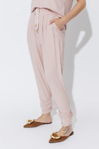 Pink Tencel Tie Pant