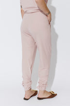 Pink Tencel Tie Pant