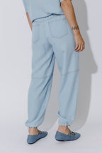 Light Denim Tencel Shell Pant