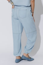 Light Denim Tencel Shell Pant