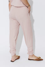 Pink Tencel Tie Pant