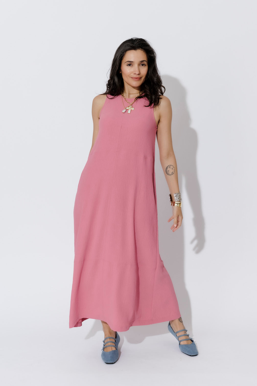 Rose A-Line Dress