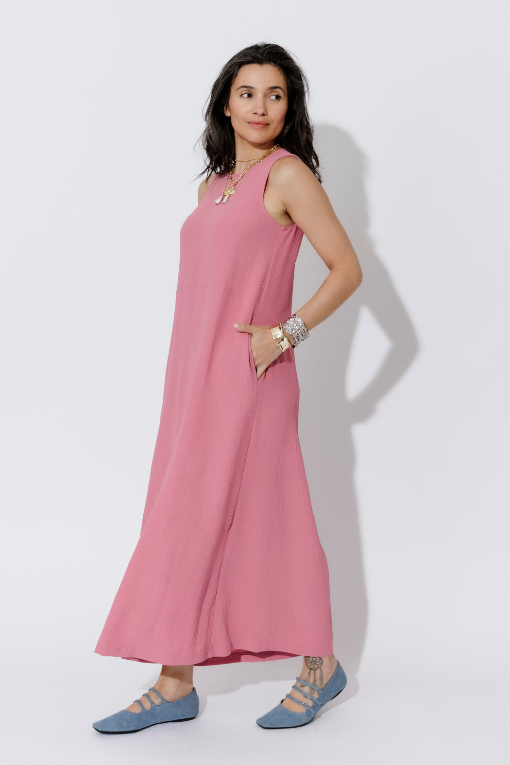 Rose A-Line Dress