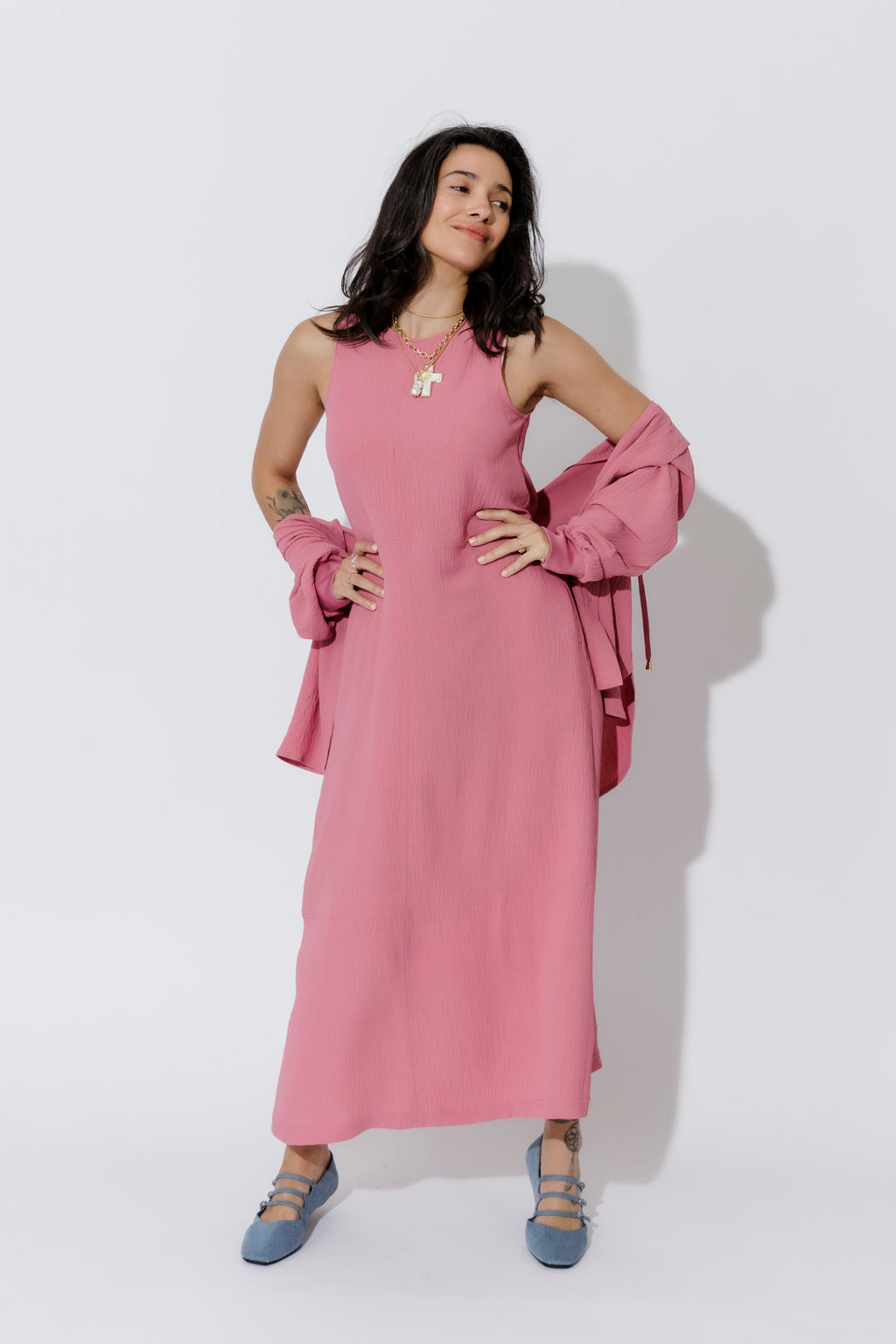 Rose A-Line Dress