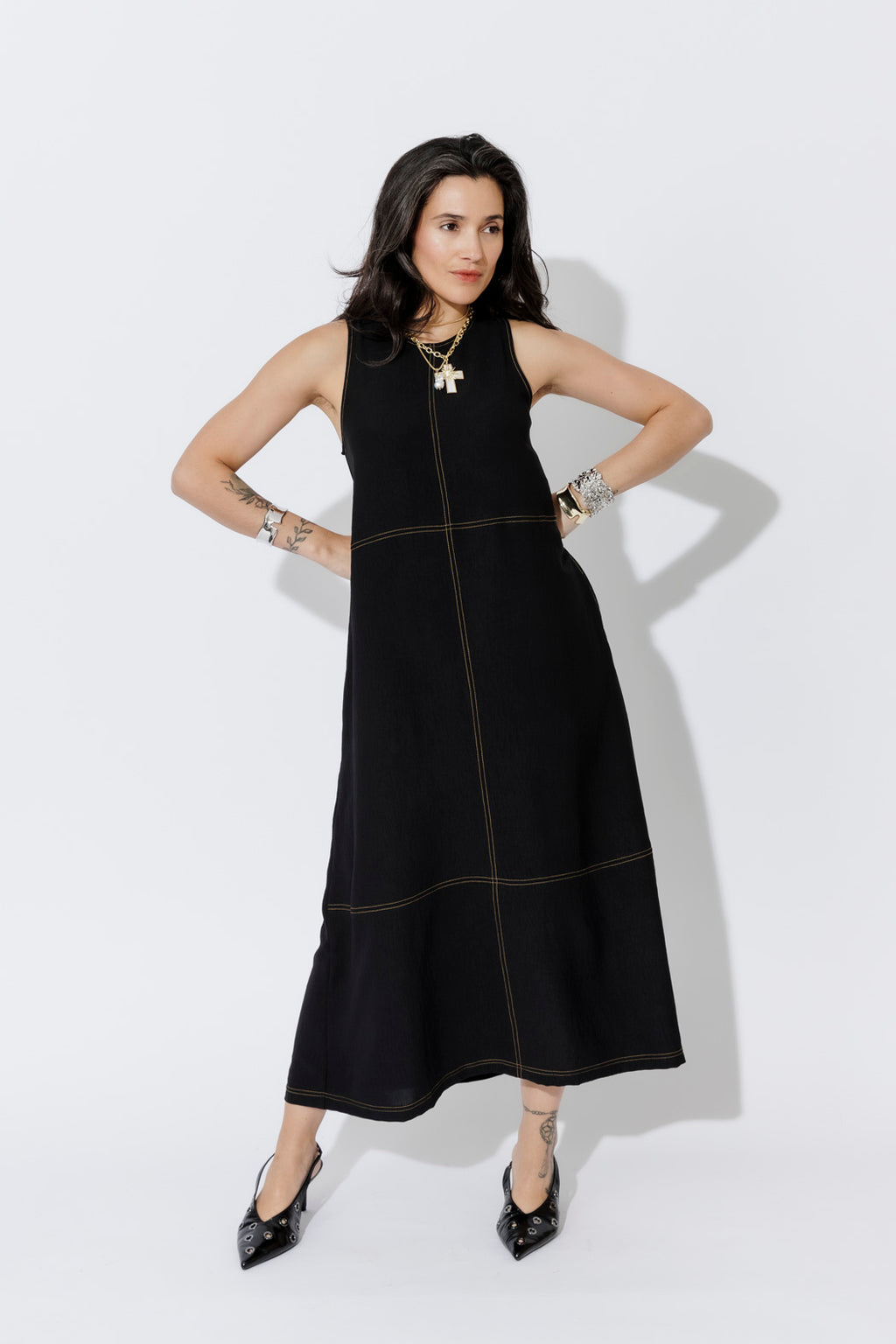 Black A-Line Dress