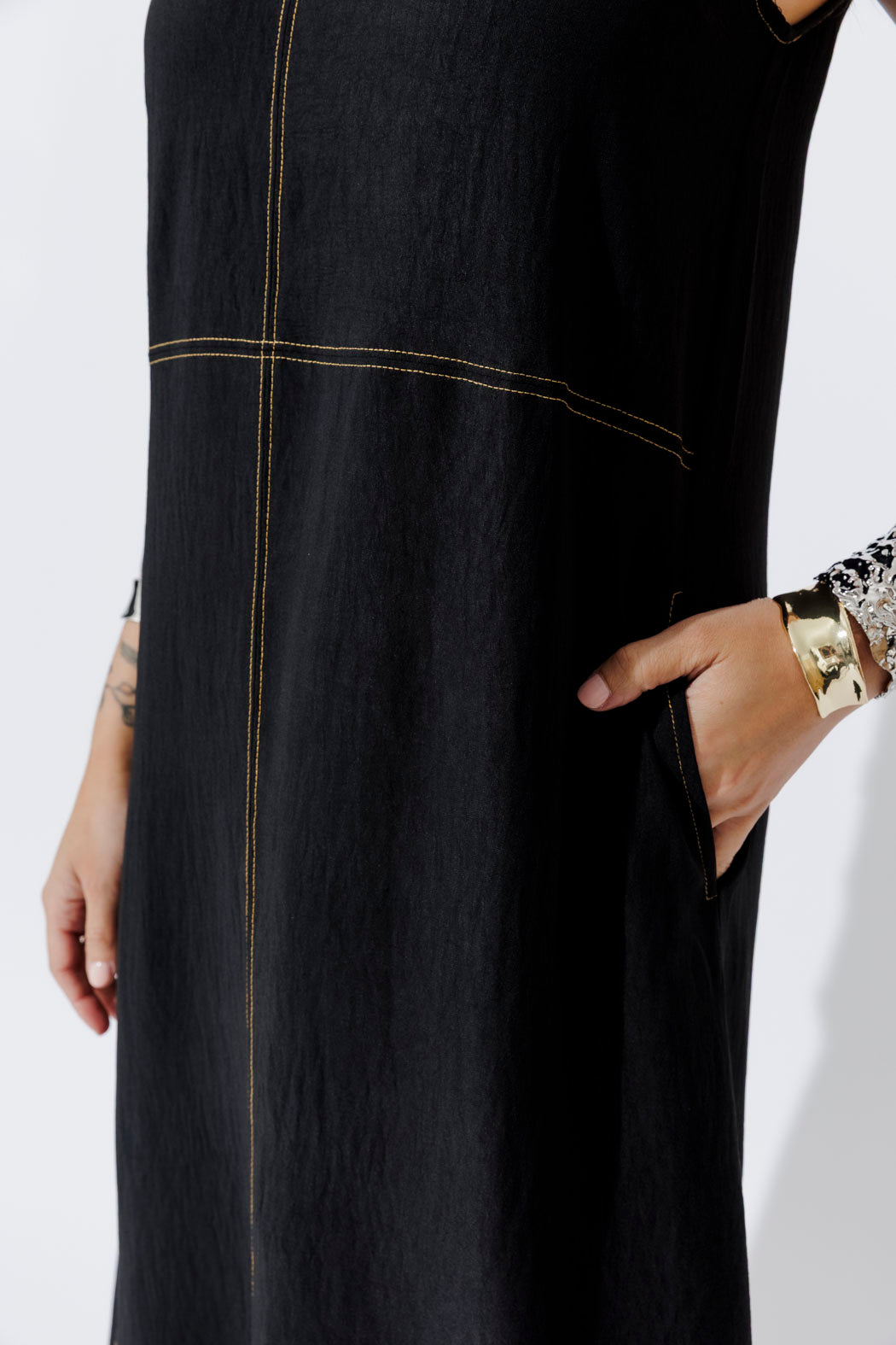 Black A-Line Dress