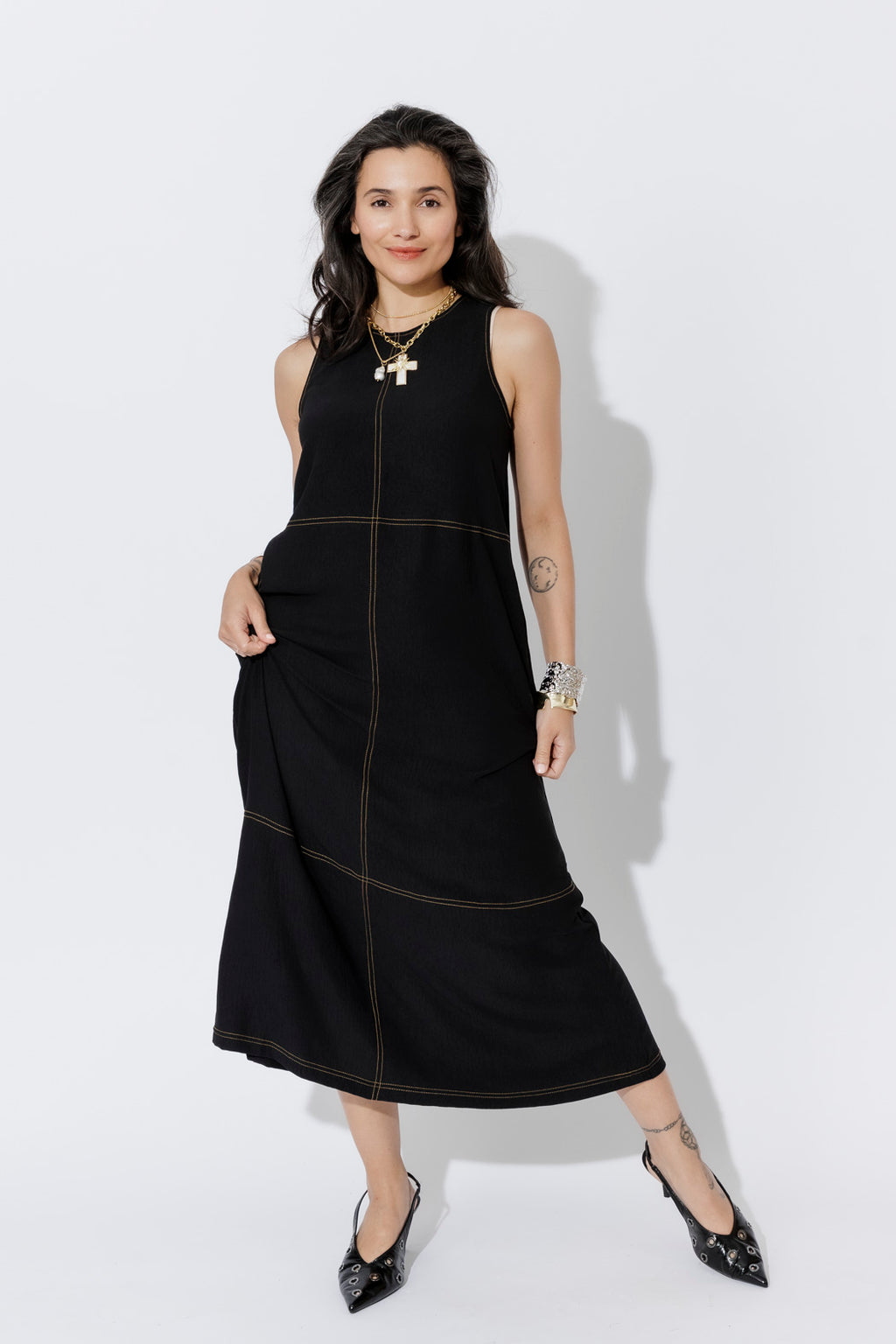 Black A-Line Dress