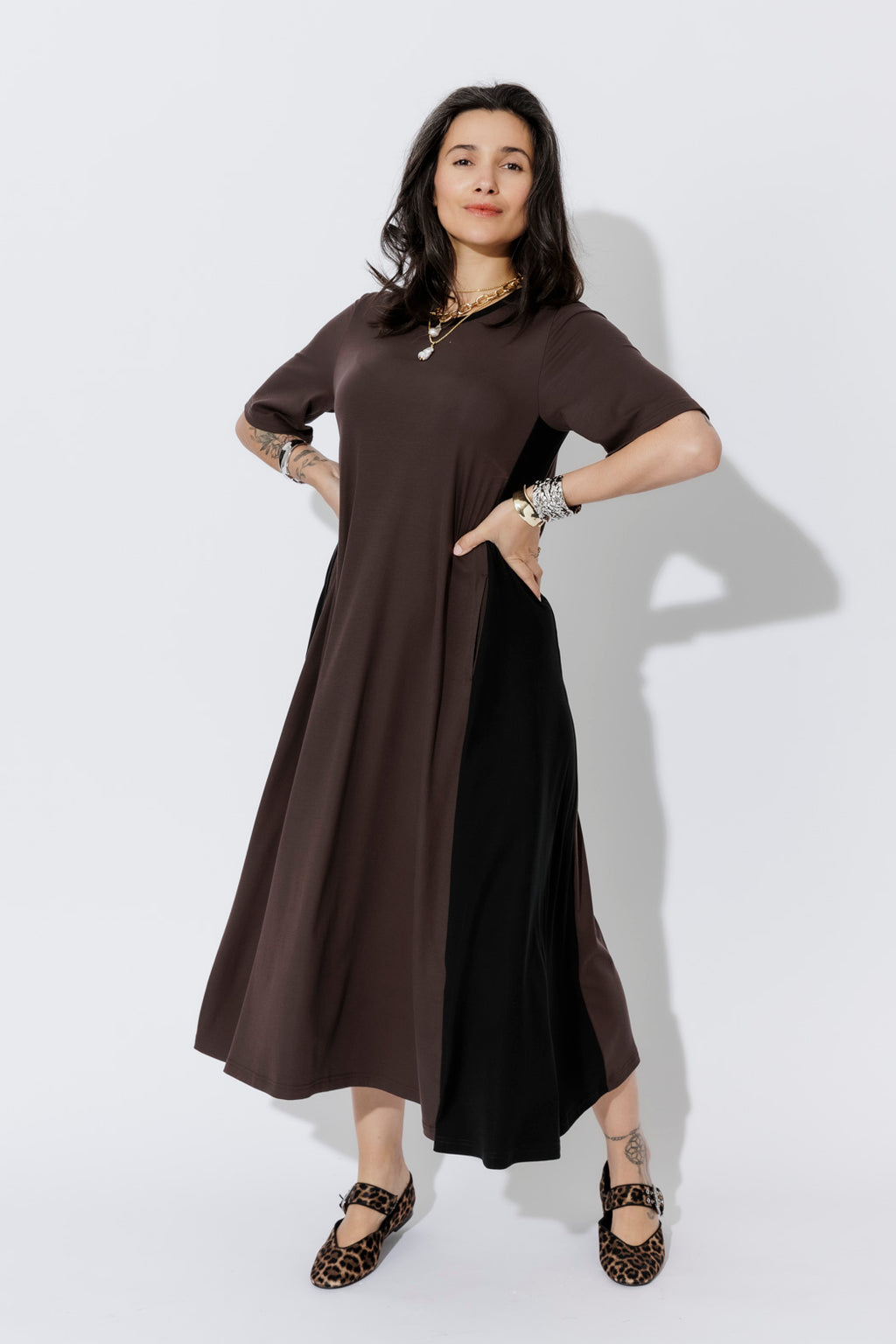 Soft Chocolate Tencel Bella Dress