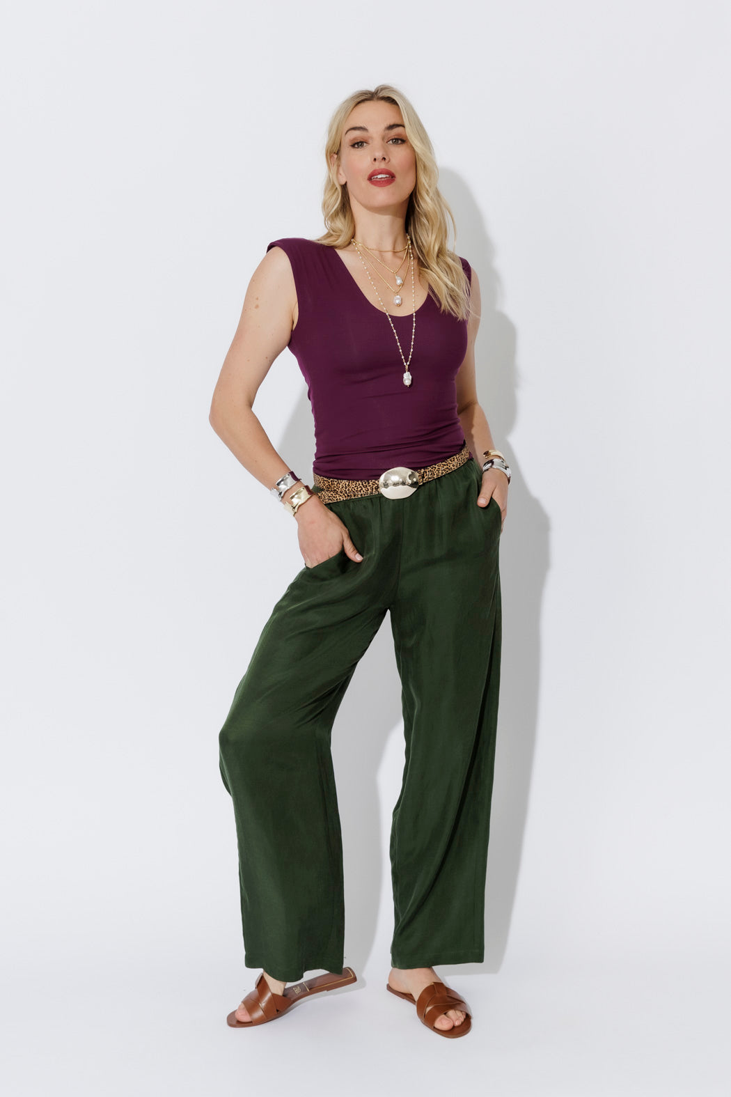 Magenta Tencel Lust Cami
